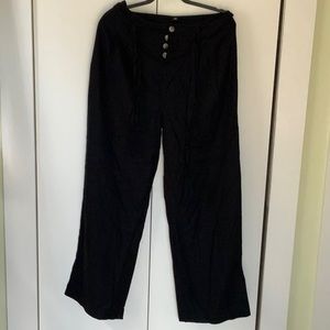 Black RAILS summer weight pleated pants